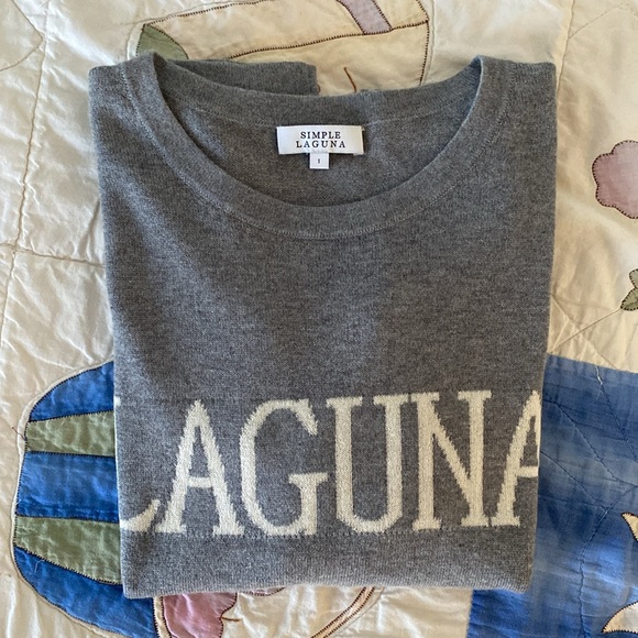 Sale!! - Simple Laguna cashmere, silk, cotton sweater - Picture 3 of 6